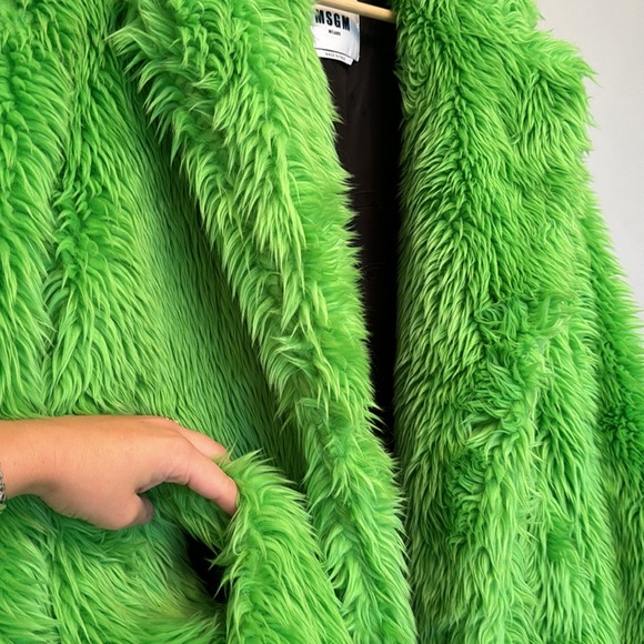 BRAT FURRY COAT (MSGM) - Picture 4 of 7